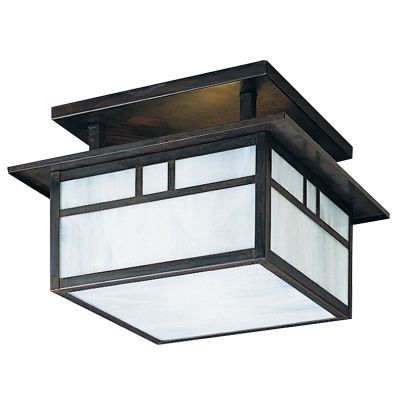Huntington Semi-Flushmount by Arroyo Craftsman - Starlight Lighting USA and Canada